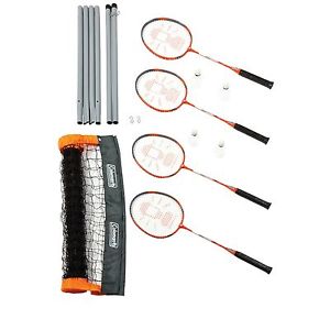 New! Coleman Games Two Pair Badminton Set II 2000012486