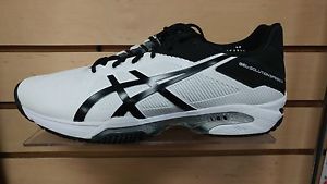 Asics Speed 3 Men's Tennis Clay Court Shoes - New - White/Black - Multiple Sizes
