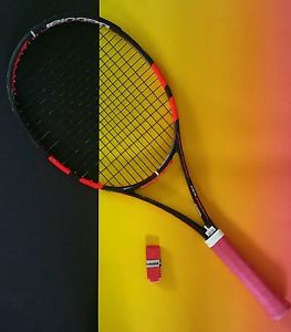 Babolat Pure Strike 100 Tennis Racquet with free Grip