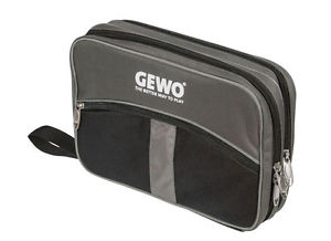 Mesa Ping Pong Estuche: Gewo Estilo Doble Bate Bolso - NEGRO/Gris