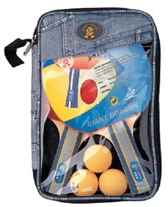 Raquette De Tennis Table Ensemble : Dragon Géant,2 x Raquettes,3 x Balles,Filet