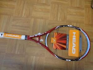 NEW Head Flexpoint Fire 102 head 4 1/2 grip Tennis Racquet