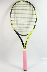 BABOLAT PURE AERO DRIVE TENNIS RACQUET W/SKIN FEEL GRIP & GT TECH - 4 1/4 GRIP