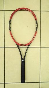 WILSON PRO STAFF RF 97 ROGER FEDERER 16 x 19 TENNIS RACQUET. 4 1/4"