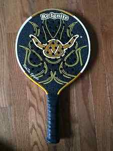 Viking Re Ignite Spin Tex Surface 4 1/4 Platform Tennis Paddle / Racquet