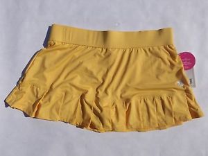 NWT Eleven by Venus women's medium yellow mini break tennis skort skirt