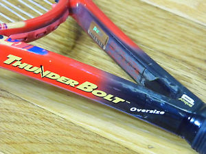 NEW STRINGS Prince Longbody ThunderBolt 900pl Oversize Racket 4 1/2