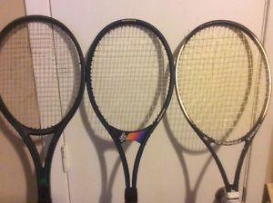 Lot Of 2  Donnay Racquets: 99 X-dual Gold, Mid 725