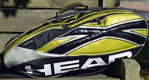 EXTREME HEAD Reflective Tennis & Racquet Insulated BackPack Duffel Bag Multi Use