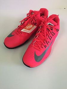 NIKE MENS LUNAR BALLISTEC Laser Crimson/Grey-White