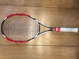 Wilson K Factor K Six-One 95 head 16x18 pattern 11.7oz 4 3/8 grip Tennis Racquet