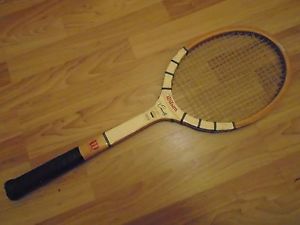 Wilson Maureen Connolly Autograph Wood Tennis Racquet. 4 1/2.