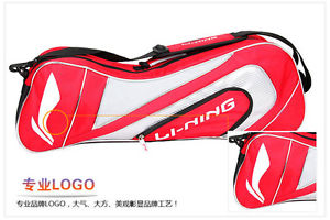Li-Ning Badminton Racket Equipment Bag Racquet Sports Storage Triple bags