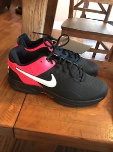 Nike Air Cage Advantage Tennis Shoes Size 12 New Black Pink