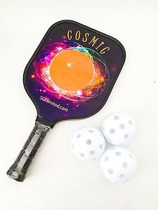 Pickle Ball Paddle, Balls & Bag from "COSMIC"!