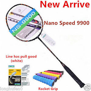 New Nano Speed 9900 badminton racket Carbon the lightest racket NS 9900