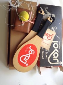 Champ Model JOKARI Racquet Ball Outdoor Game System Retro Sports 1970's 1975 Box