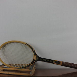 Wilson Vintage Wood Tennis Racket Conquerer With Cover 3 3/4