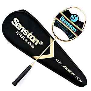 Graphite Single High-grade Carbon Fiber Badminton Racket Incl Bag