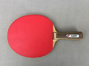 Raquette de ping-pong B. THIRIET avec housse MARCO comme neuve avec balles