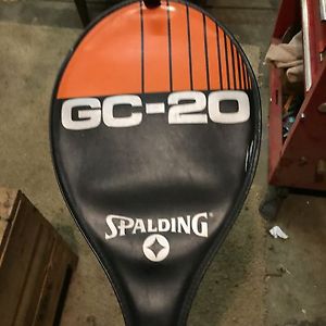 Vtg SPALDING GC-20 Tennis Racquet Graphite & Fiberglass Racket 4 3/8 Grip Nice