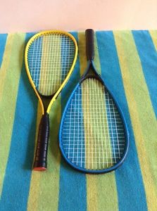 The Sharper Image  SPEED BIRD Speedminton Lot 2 Racquets NEW