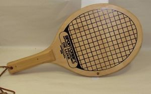 (1) Vintage Deluxe Wood Racquet Paddle Ball by SportCraft - Made in USA