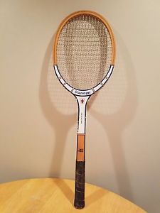 SLAZENGER,WINDSOR,Wood,Wooden,Vintage Tennis Racquet, 1759,L 4 3/8, Fibre Welded