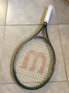 WILSON Nemesis IV 7.6 OVERSIZE Tennis RACQUET 4 1/2 Good Condition