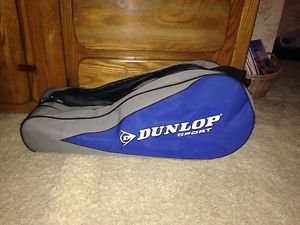 Dunlop Sport Team Canvas Tennis Bag - Classic Look - Holds 6 frames - Light Wear