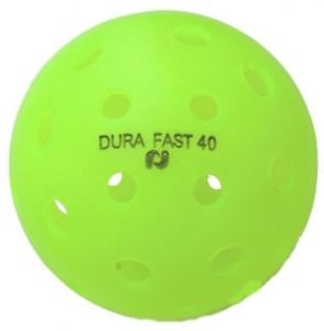 Dura PB111-0027 Outdoor Pickle Ball, Neon