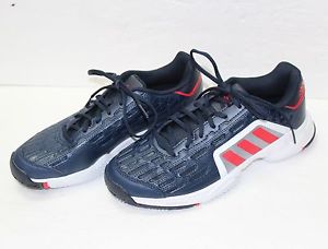 NEW Adidas Barricade Court Men's Shoes Sneakers - Navy / Red AQ2283 sz 8.5