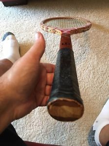 Antique Vintage Wood Tennis Wilson Tony Trabert Championship With Strings