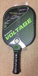 Gamma Voltage Pickleball Paddle 7.6 Oz - Graphite Surface - Black & Green - NEW