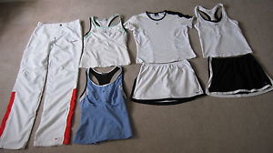 Lot of Nike Women Tennis Pants/Skirts/Tops SIZES: SMALL & MEDIUM