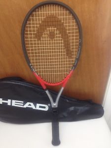 Head Ti S2 Titanium XtraLong Tennis Racquet 4-1/2" Red Black With Carrying Case
