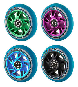 Team Dogz PU bleu 110 Alliage Tourbillon Cascade Roue De Trottinette Violet Noir