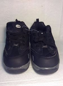 AIR SPORT COLLECTION ~ BLACK HEELIES SIZE 6 TENNIS SHOE WITH WHEELS ON HEELS
