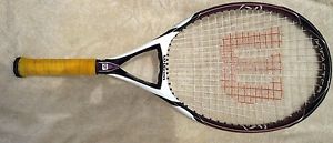 Wilson K Factor K Zero 4 3/8 Tennis Racquet (#2839) Arophite Black + Free Bonus!