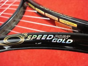 Prince O3 Speedport Gold OVERSIZE Tennis Racquet 115 sq in. 4 1/2