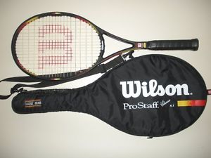 WILSON PRO STAFF CLASSIC 6.1 95 16X18  TENNIS RACQUET 4 5/8 BLACK BUTT CAP