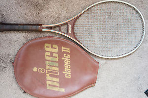 Vintage 1982 PRINCE CLASSIC 2 Aluminum Tennis Racket w/ Original Cover