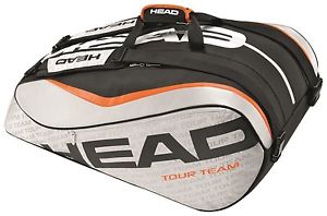 Head Tour Team 12R Monster Combi Kitbag Silver/Black