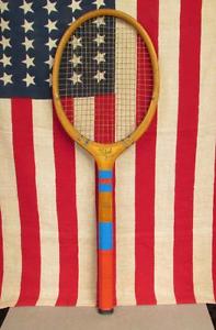 Vintage Antique School Junior Wood Tennis Racquet Grays of Cambridge early 1900s