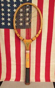 Vintage 1940s Wright & Ditson Challenge Cup Wood Tennis Racquet Allied Sports
