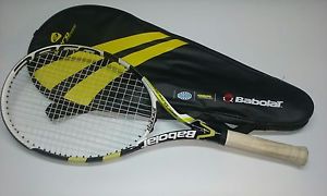 2010 Babolat Aero Pro Drive GT 100 head Nadal 4 1/4 grip Tennis Racquet/w case