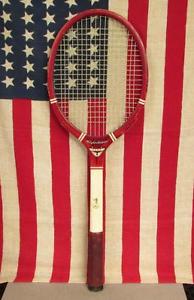 Vintage 1940s Wright & Ditson Wood Tennis Racquet Park Model Great Shape Display
