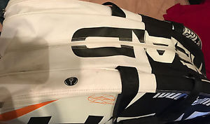 GOLD/WHITE/BLACK HEAD TENNIS BAG - NOVAK DJOKOVIC LARGE MULTI POCKET BAG