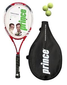 Prince Triple Fuerza Ti Power Raqueta De Tenis + 3 Bolas