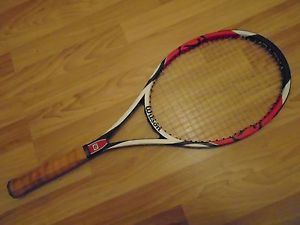 Wilson K Factor Six.One Tour Tennis Racquet - Roger Federer.  4 1/2. Excellent.